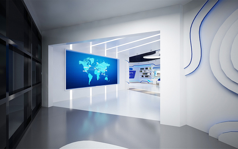 800㎡集團(tuán)公司展廳設(shè)計(jì)裝修